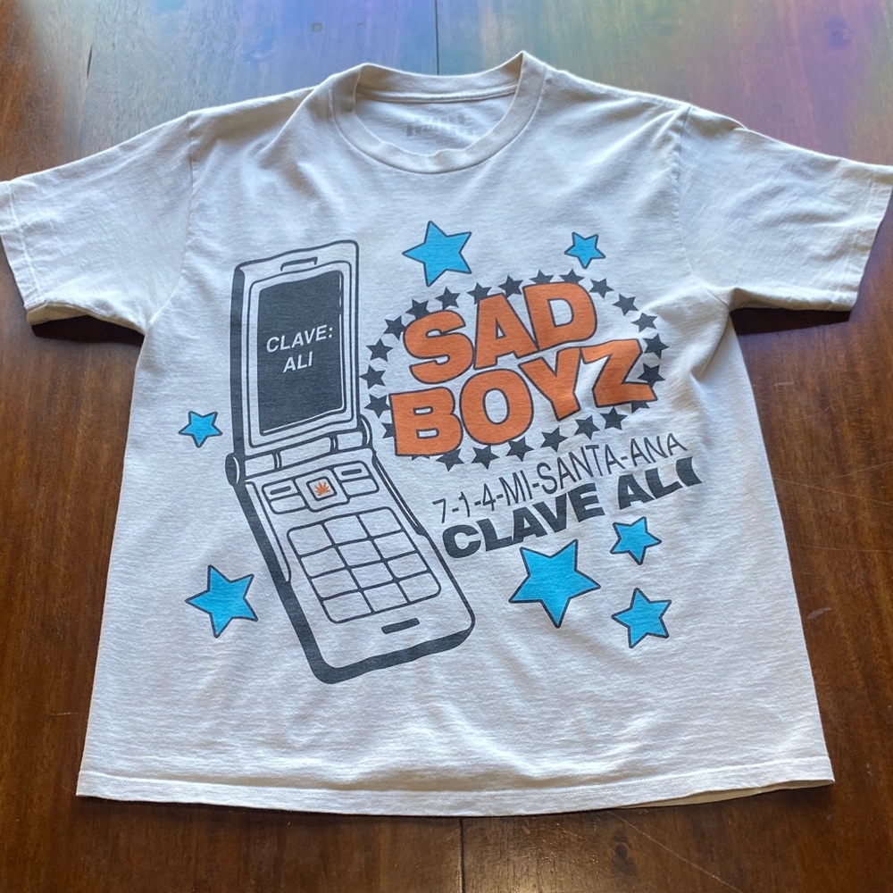 Sad Boyz Graphic Tee Size Medium
